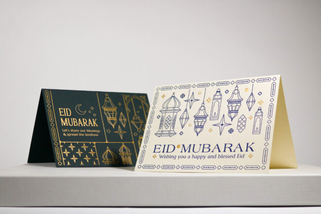 Eid Mubarak Graphic Card for Fedrigoni